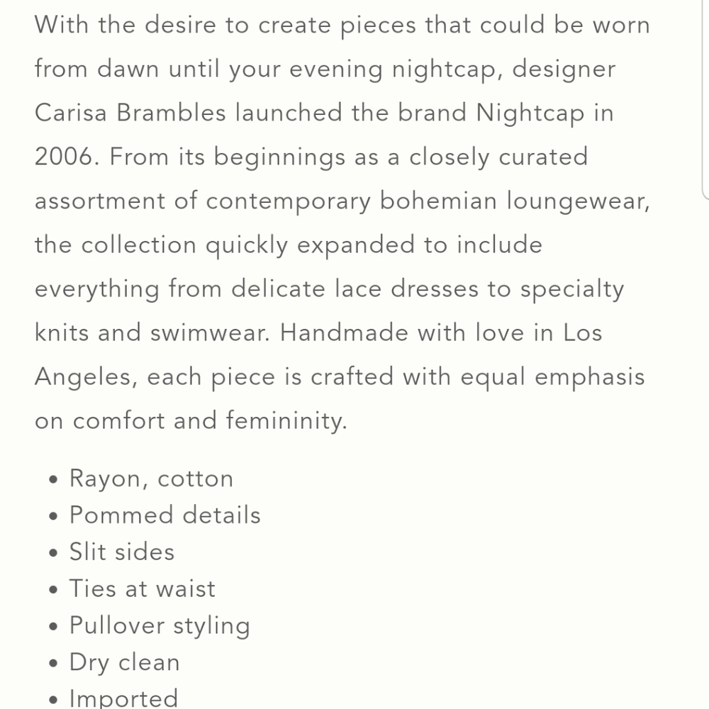 NWT Nightcap S SMALL Pommed Poppy Dress Anthro - Picture 16 of 16